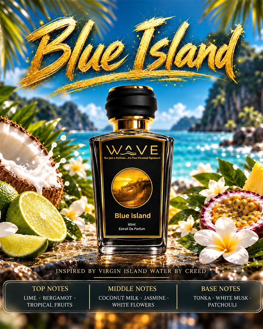 Blue Island Inspired by Virgin Island Water